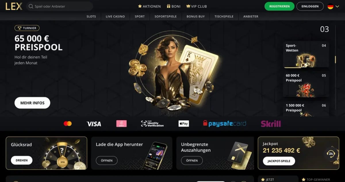 Gambling review site - Lex Casino
