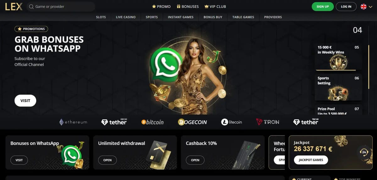 Gambling review site - Lex Casino